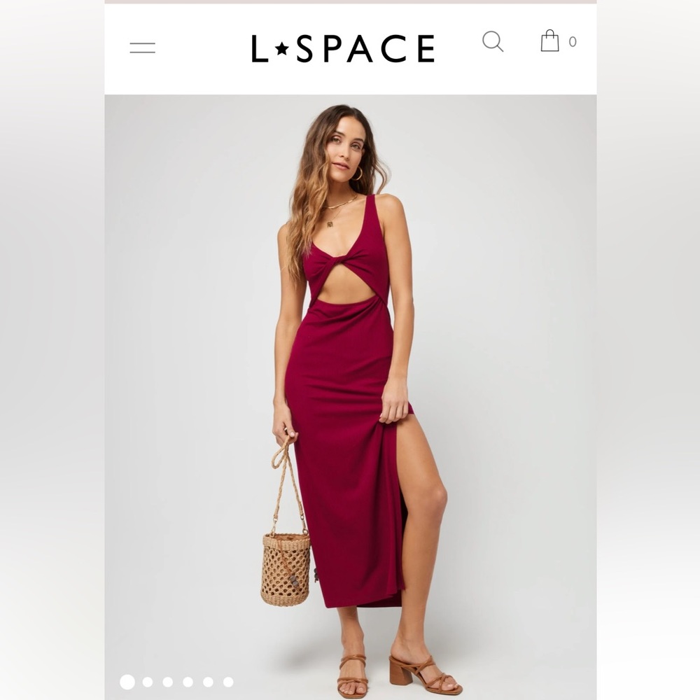 L Space Nico Dress in Cabernet